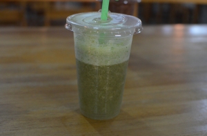 This is a lemon, mint ginger shake. I had one every.single.day.
